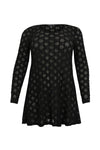 Tunic flare DENTEL - black - #2