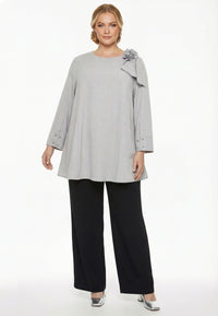 Tunic swing PINSTRIPE - grey - #2