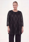 Tunic A-line SILVER LUX - black - #2