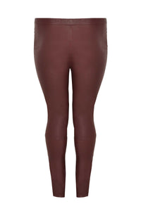 Legging full stretch leather - red - #3