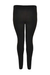 Legging half stretch leather - black - #3