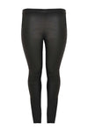 Legging half stretch leather - black - #4