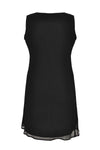Singlet long VOILE - black