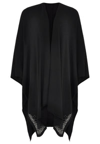 Poncho strass - black - #4