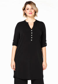 Tunic star buttons DOLCE - black - #2