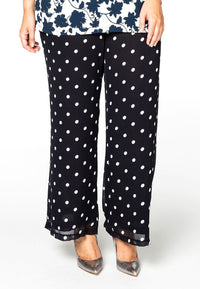 Trousers long DOTS - blue - #2