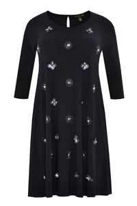 Dress beaded front DOLCE - blue - #5
