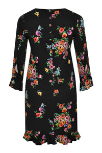 Dress ruffled ROSA - black - #3