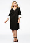 Dress wide INTERLOCK - black