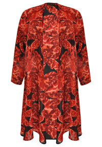 Cardigan-blouse LILLE - red - #4