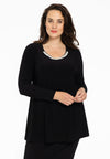 Tunic flare beaded DOLCE - black - #1