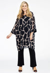 Tunic beaded GIRAFFE - brown - #1