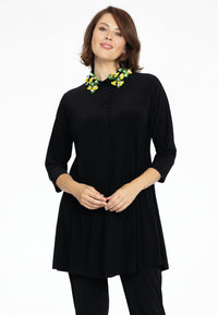 Tunic wide bottom sequins DOLCE - black - #2