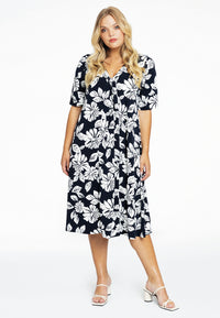 Dress pleated HARPER - blue - #1