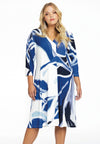 Dress v-neck VIVIAN - blue - #2