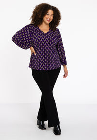 Blouse FOULARD - purple - #2