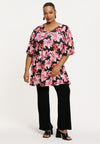 Tuniek wide bottom lilium - roze