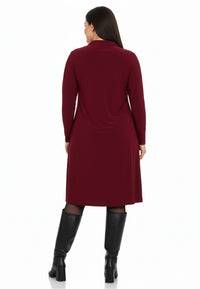 Dress collar DOLCE - dark red - #2