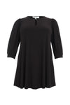 Tunic wide bottom UNI DOLCE - black - #5