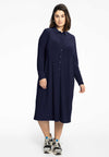 Blouse midi dolce - blauw