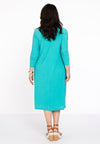 Blouse midi DOLCE - turquoise - #3