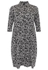 Blouse midi Graphic - black - #4