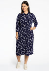 Blouse midi TULIP/HEART - blue - #1