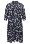 Blouse midi TULIP/HEART - blue - #4