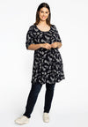 Tunic wide bottom TULIP - blue - #1