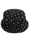 Rain hat DOTS - black - #3