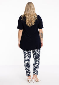 Tuniek geplooid met glitters DOLCETunic pleat glitters DOLCE - blue - #3