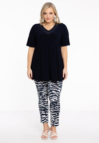 Tuniek geplooid met glitters DOLCETunic pleat glitters DOLCE - blue - #2