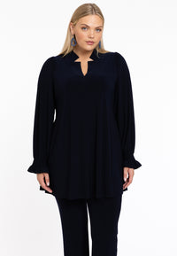 Tunic wide bottom smock DOLCE - blue - #2