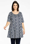 Tunic wide bottom PANTHERA - blue - #2