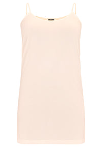 Slip dress spaghetti straps - ecru - #3