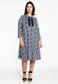 Dress laced frill PANTHERA - blue - #1