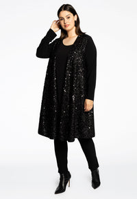 Cardigan SEQUINS - black - #1