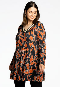 Tunic wide bottom AUTUMN - black - #2