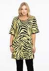 Tunic wide bottom ZEBRA - yellow - #2