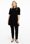 Tunic wide bottom LADYBUG - black