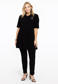 Tunic wide bottom LADYBUG - black - #1