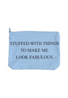 Summer clutch liv - blauw