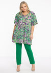 Tunic triangle neck TIFFANY - green - #2