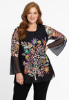 Tunic flare LINDA - black - #1