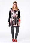 Shirt wide bot ROSES - black - #1
