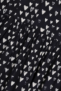 Dress bow sleeves HEARTBEAT - blue - #5