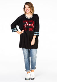 Shirt 23 INTERLOCK - black - #1