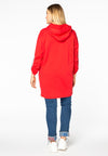 Jacket sweat long zipper - red - #3