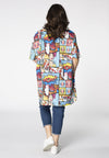 Tunic-blouse wide POP ART - multi - #3