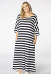 Dress wide STRIPE - white - #2